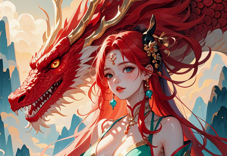 Ai Woman & Dragon