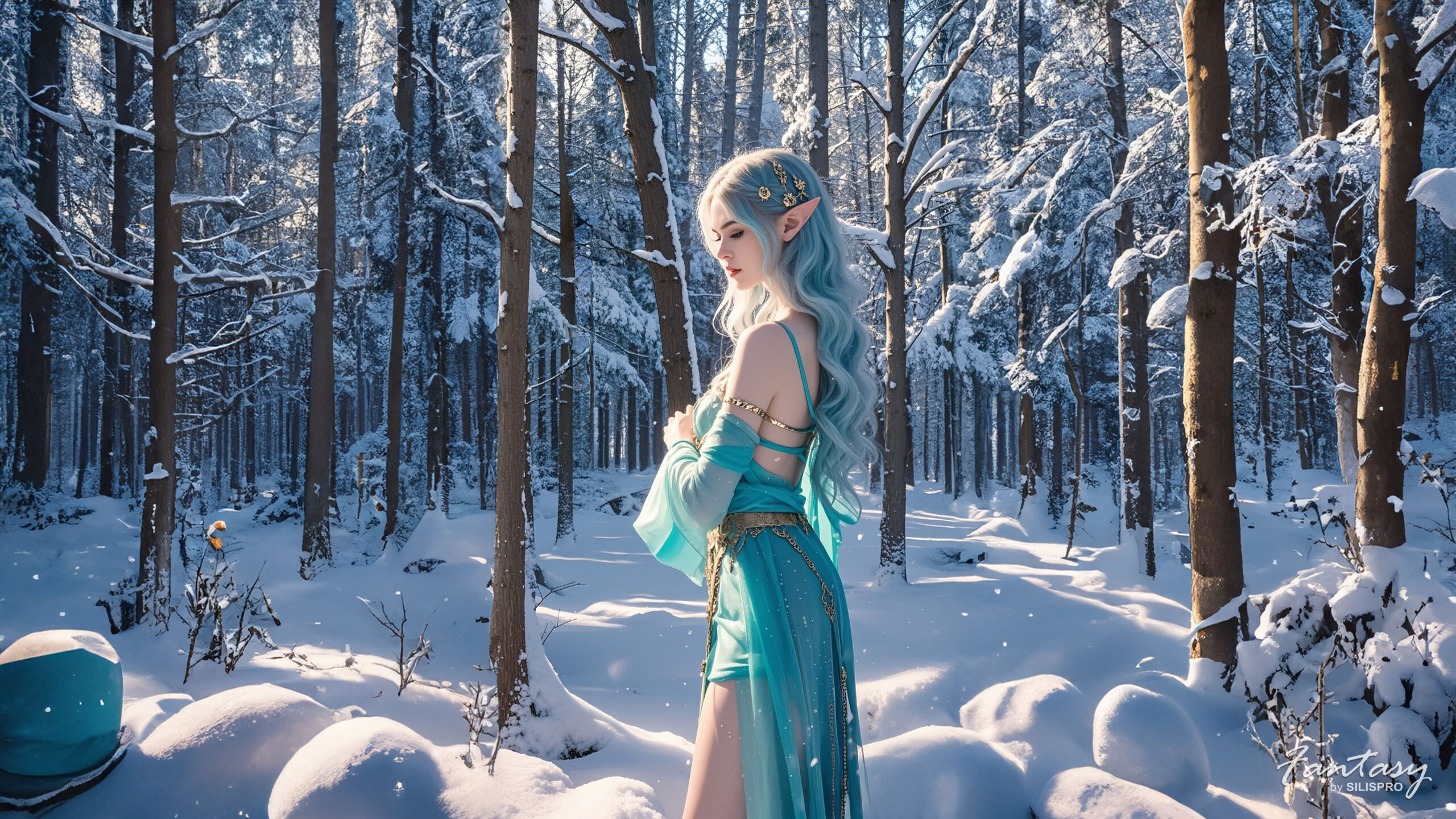 Elven Woman in the Forest