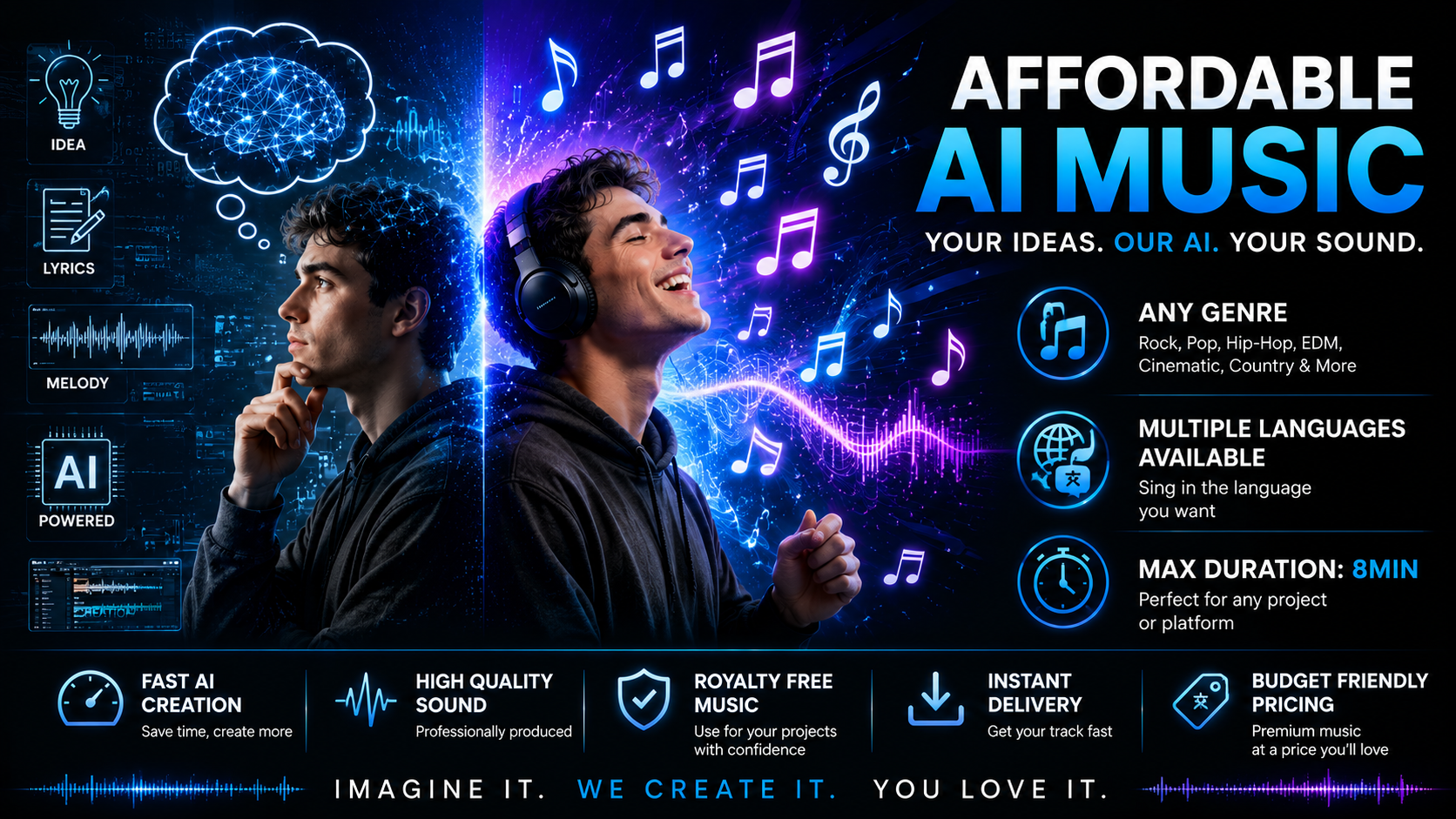 ai generated music custom